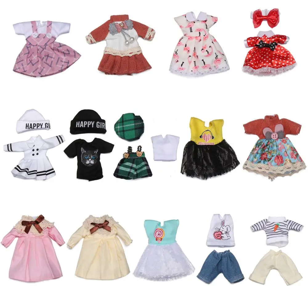 Dollhouse Accessories Dolls Dresses Clothes Dressing Game Doll
