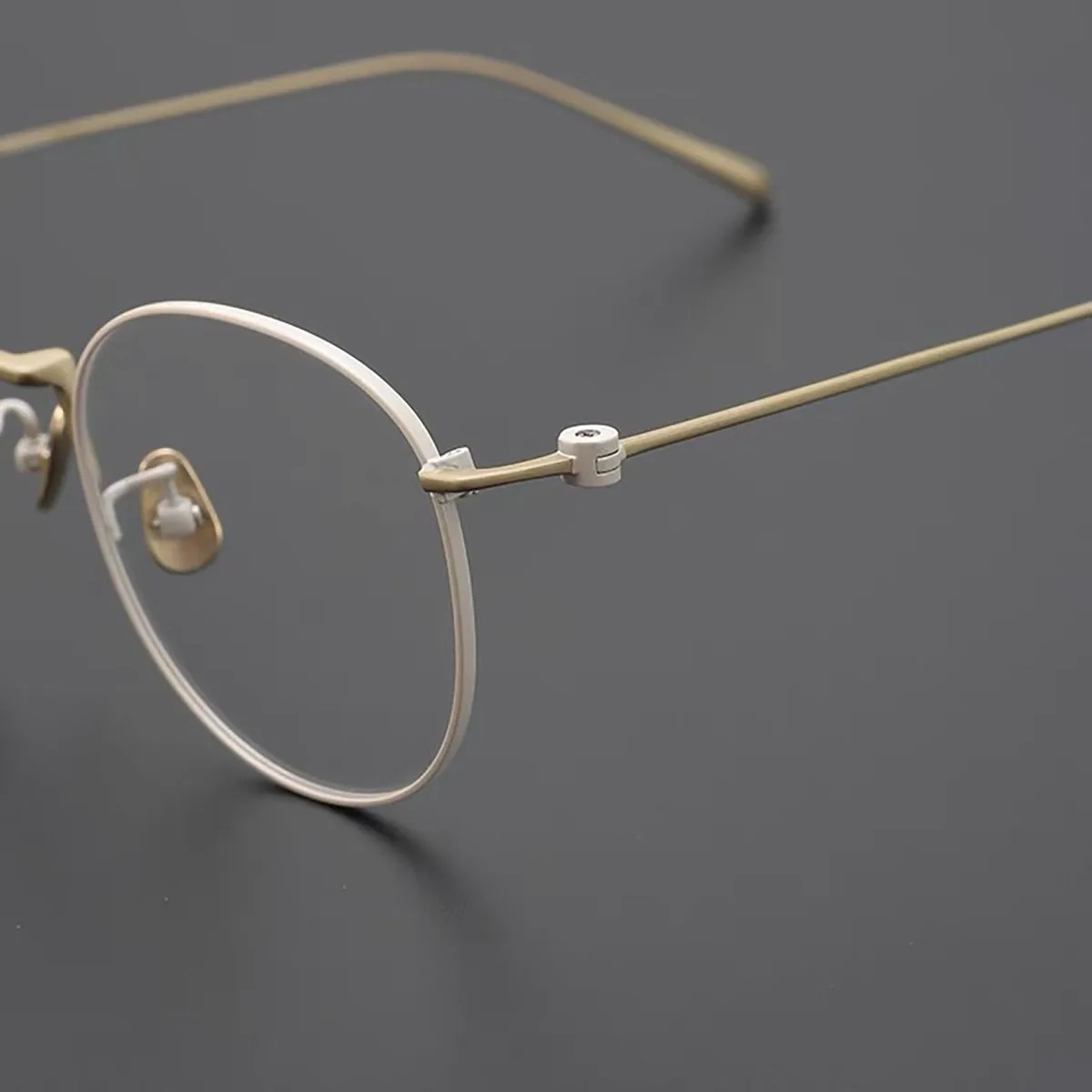 

Pure Titanium For Men And Women Large Face Shape High-Quality Simple Optical Glasses Myopia Reading Personalized Glasses Retro