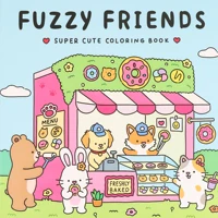 1/8PCS Coloring Book COZY FRIENDS Coloring Book for Adults and Teens Featuring Adorable Creepy Creatures for Festival Gifts 2