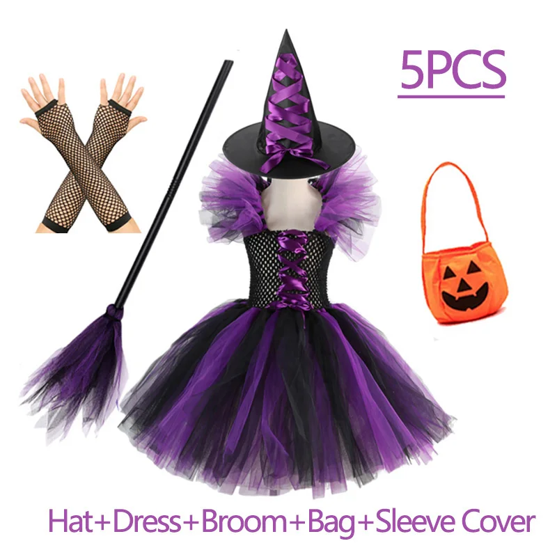 Girls Witch Costume 5