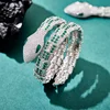 Designer Fashion Copper Jewelry 3A Cubic Zirconia Party Bangle 1
