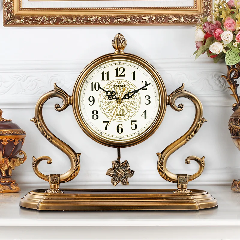 Table Watch Vintage Office Desk Clock Digital Old Antique Table Clock