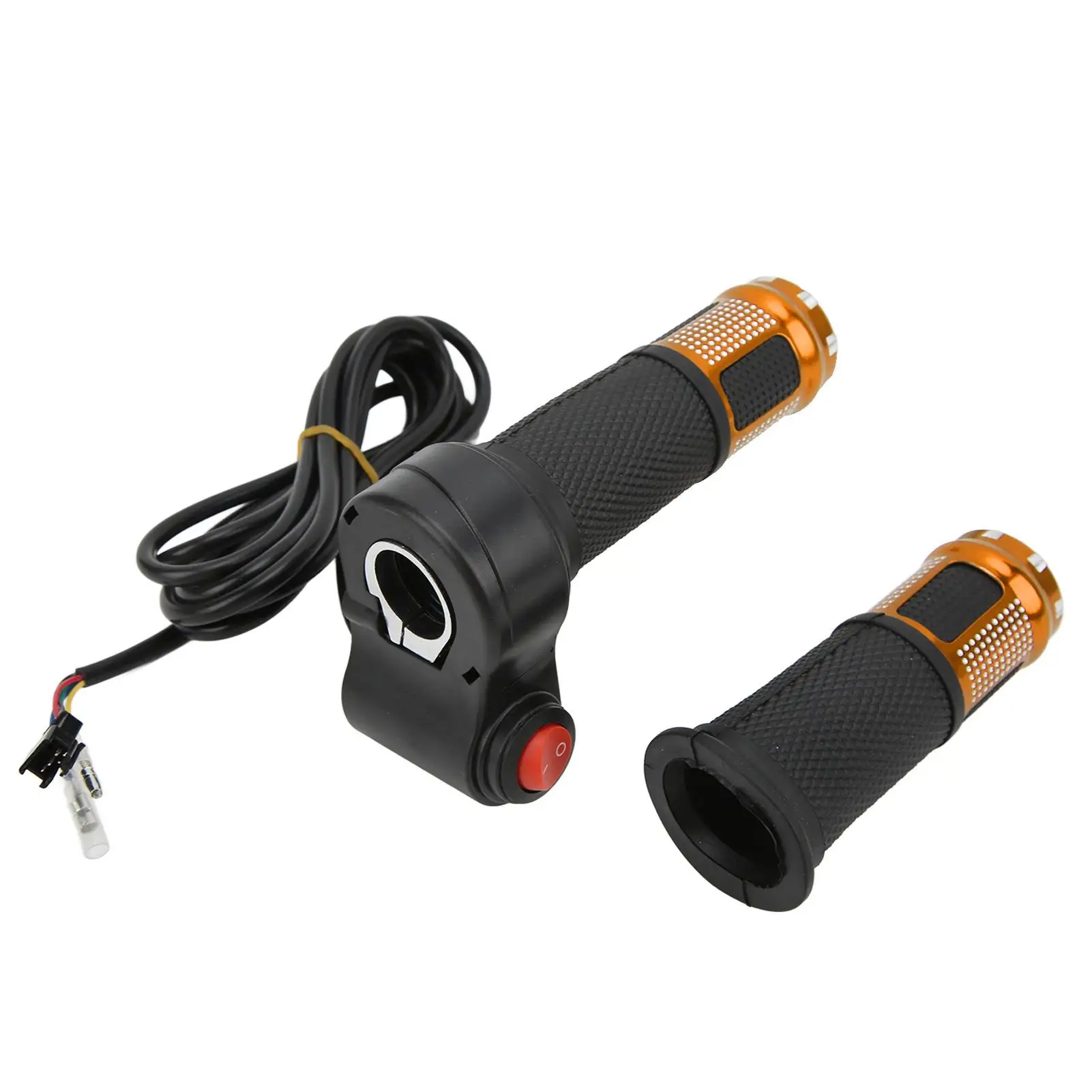 Electric Bike Twist Throttle Handle with 5 Wires for E-Bike Scooter Accessory