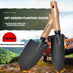 Aço carbono pá do jardim flor de plantio pá ferramenta de jardim bonsai pá jardinagem ferramentas manuais para jardim planta em casa ferramenta✈✈✈