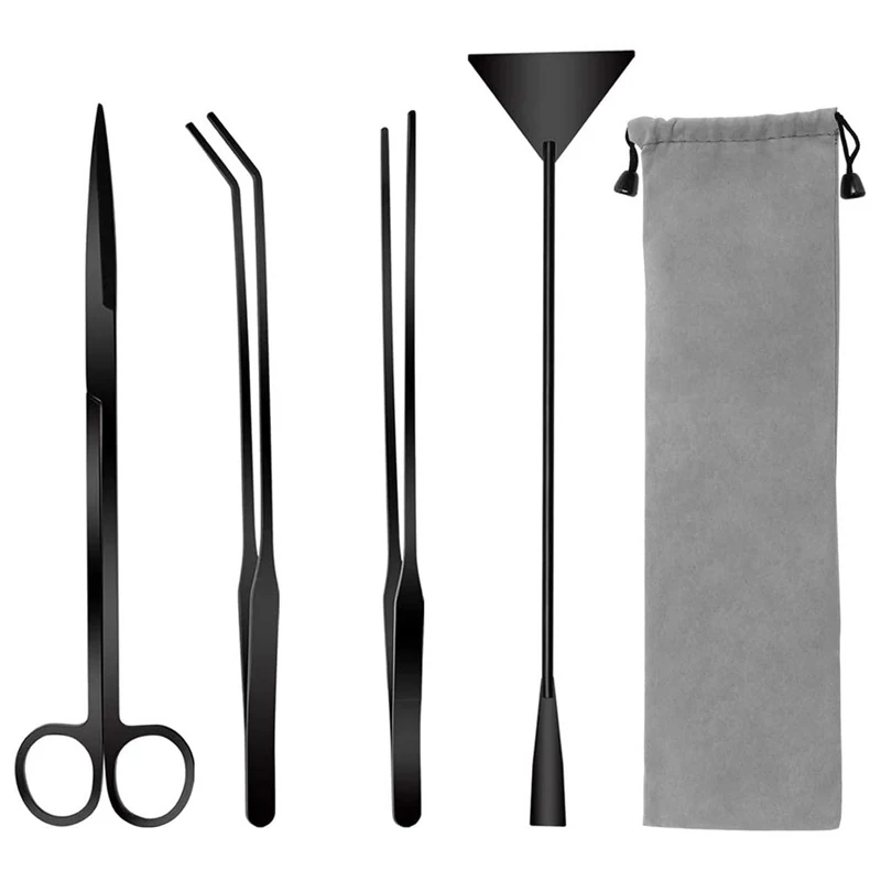 Kit d'outils pour Aquarium 4 en 1, outils pour plantes aquatiques  antirouille, pincettes en acier inoxydable, ciseaux, spatule, accessoires pour  Aquarium - AliExpress