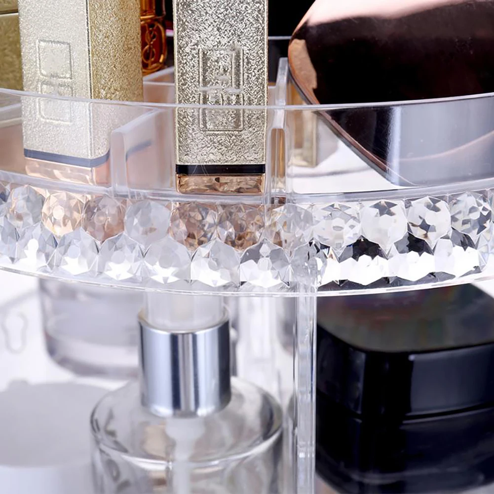 【Sheonly】Transparent Acrylic Rotating Multifunctional Makeup Organizer: uk Stock, 4 Days Free Delivery, & No Order Amount limit
