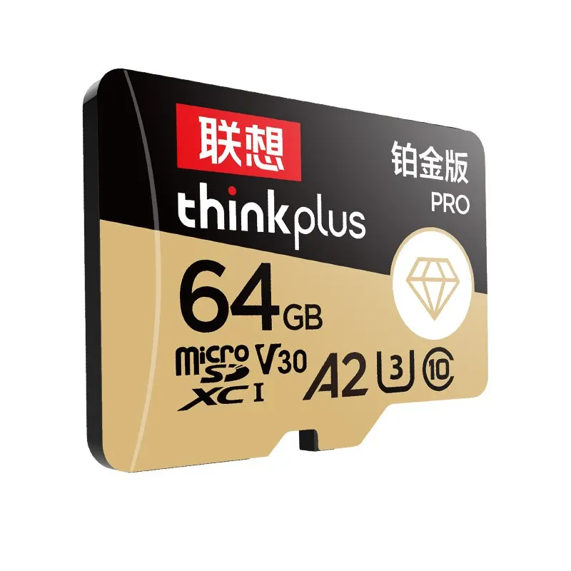  LENOVO Micro SD Card PRO Memory Card 32GB MicroSDHC 64GB MicroSDXC MicroSD C10 A2 U3 TF Flash Cards Cartao De Memoria 