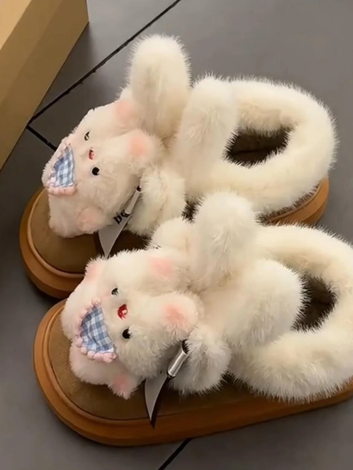 

Женские ботинки, новинка 2023, австралийская зимняя обувь, плюшевая обувь на плоской подошве, с круглым носком, для снежной погоды, женская меховая ткань, базовая обувь без застежек, w