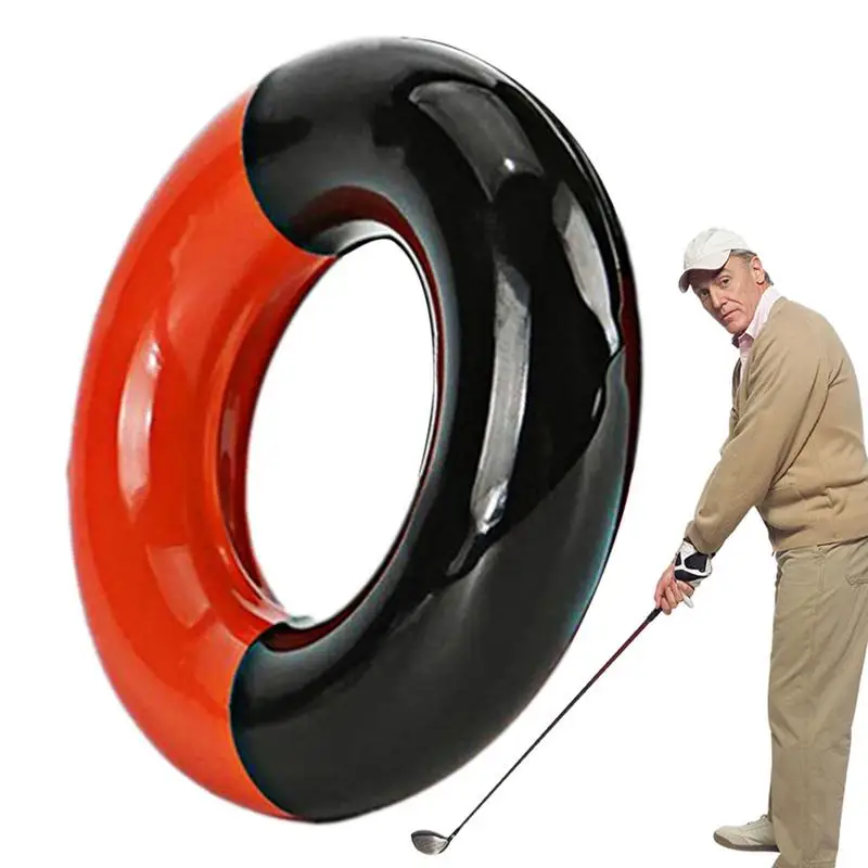 

Утяжеленное утяжеленное кольцо-пончик для гольф-клуба, Черное и красное кольцо для взвешивания головы водителя, Пончик для гольфа с подогревом для гольфистов