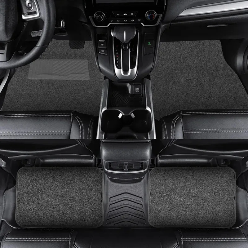 Tappetino per auto, tappetini per tappeti automobilistici anteriori e posteriori universali adatti per SUV, sedani, furgoni - Image 3