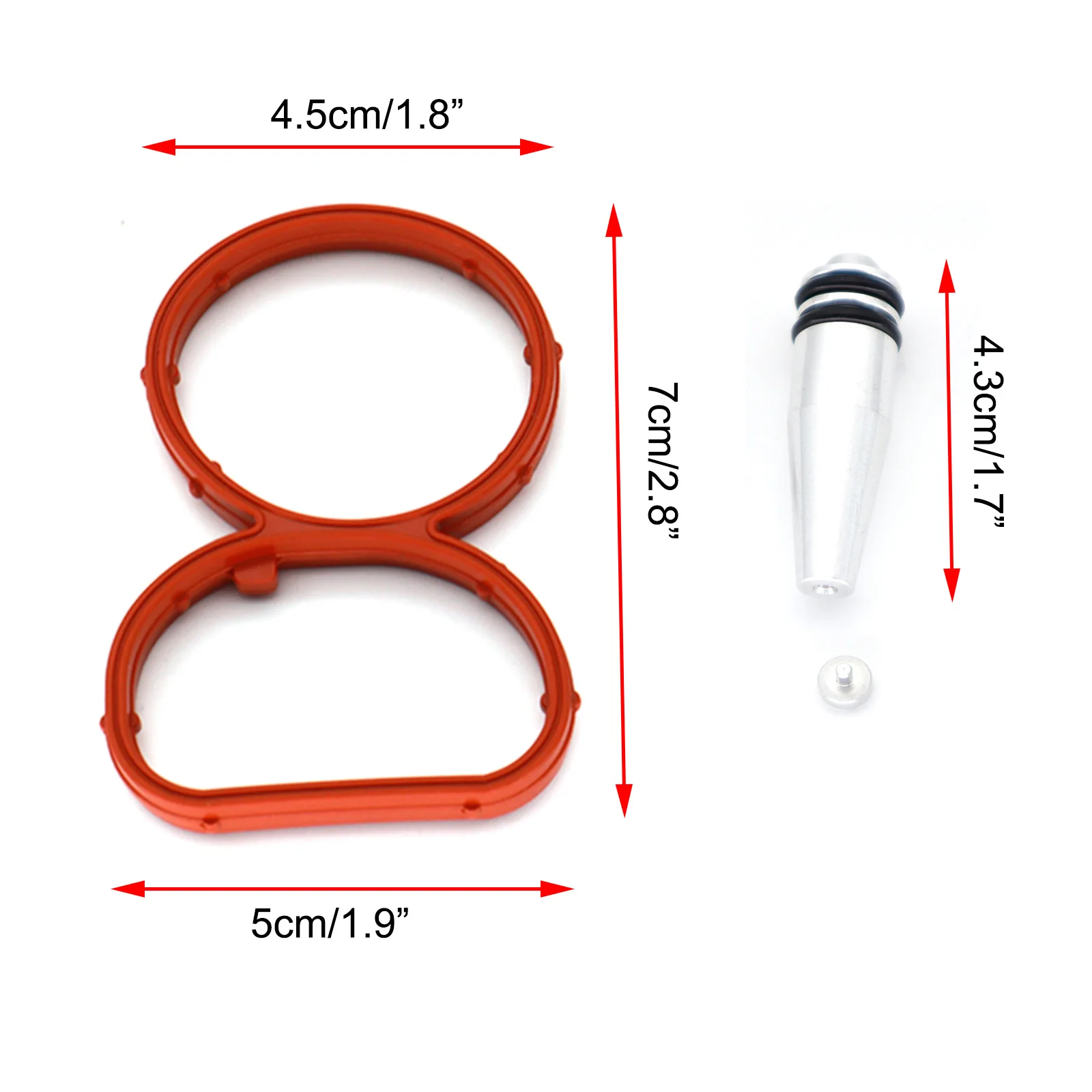 Car Engine Intake Inlet Swirl Flap Delete Blank Plug Bung Metal With Manifold Gasket for BMW N47 E90 N57 N57S 2.0D 11618507239