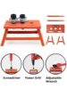 Kids Tool Set Pretend Play Construction Toys With Toolbox Kids Tools With Electronic Toys Drill Bits Construction Accessories 4