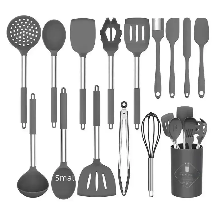 Stainless steel 14-piece gray