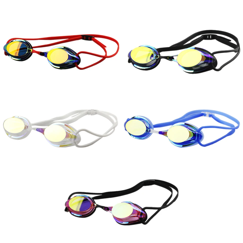 Unisex Waterproof Anti Fog Swim Glasses Set