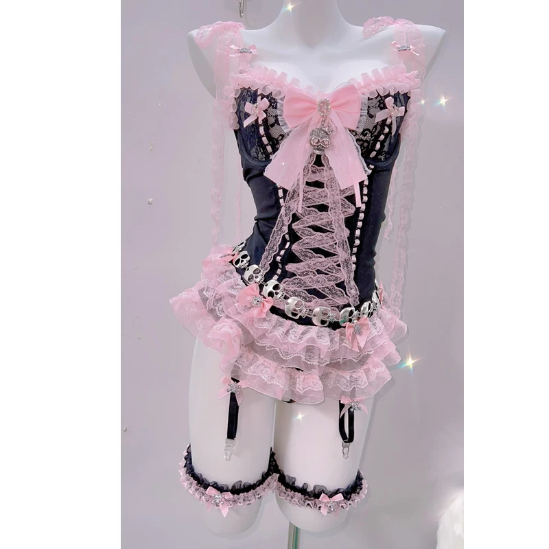 Frilly Lace Bustier Top 2