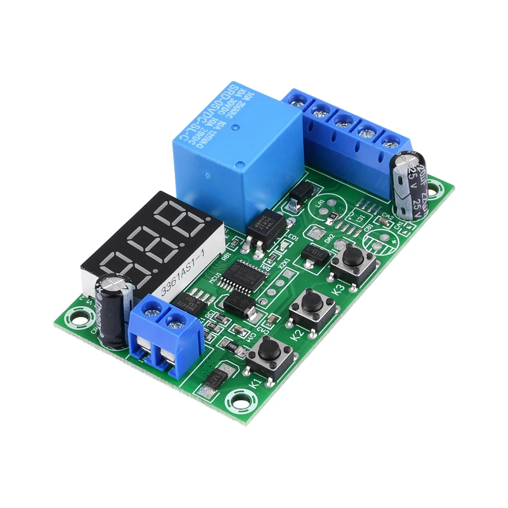 【100%-original】 DC Current Detection Module Relay Digital Display Overcurrent Alarm Switch Controller Motor Stall Protection Control Switches