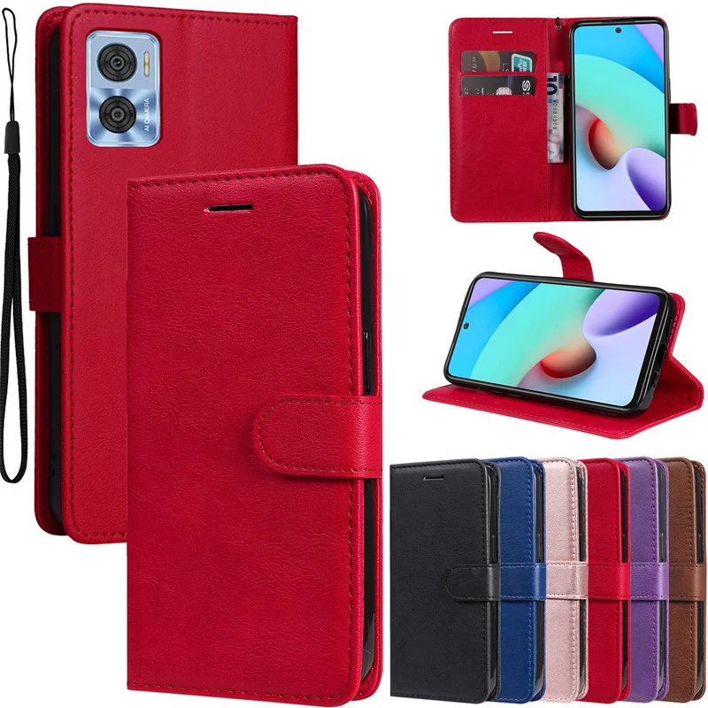 Per Motorola Moto E13 E 13 Custodia Flip Book Stand Funda Per Motorola Moto E 22 E22I E 32 E32S Cover Case Slot Per Schede Fondina Bag