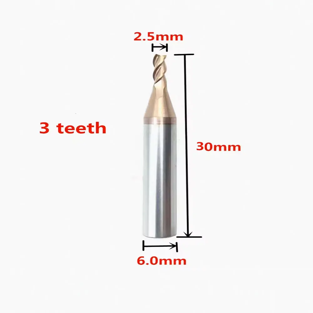 10 Piezas Fresa De Extremo De Carburo Con Revestimiento De Titanio Fresa De Grabado Brocas De Enrutador Cnc Para Maquina Pcb Vastago De 1 8 De Pulgada 1 8 Mm 10 Piezas Fresa De Extremo De Carburo Con Revestimiento De Titanio Fresa De Grabado Brocas De Enrutador Cnc Para Maquina Pcb Vastago De 1 8 De Pulgada 1 8 Mm