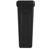 Slim Jim Trash Can Waste Bin with Venting Channels, Black, for Kitchen/Office/Workspace 2