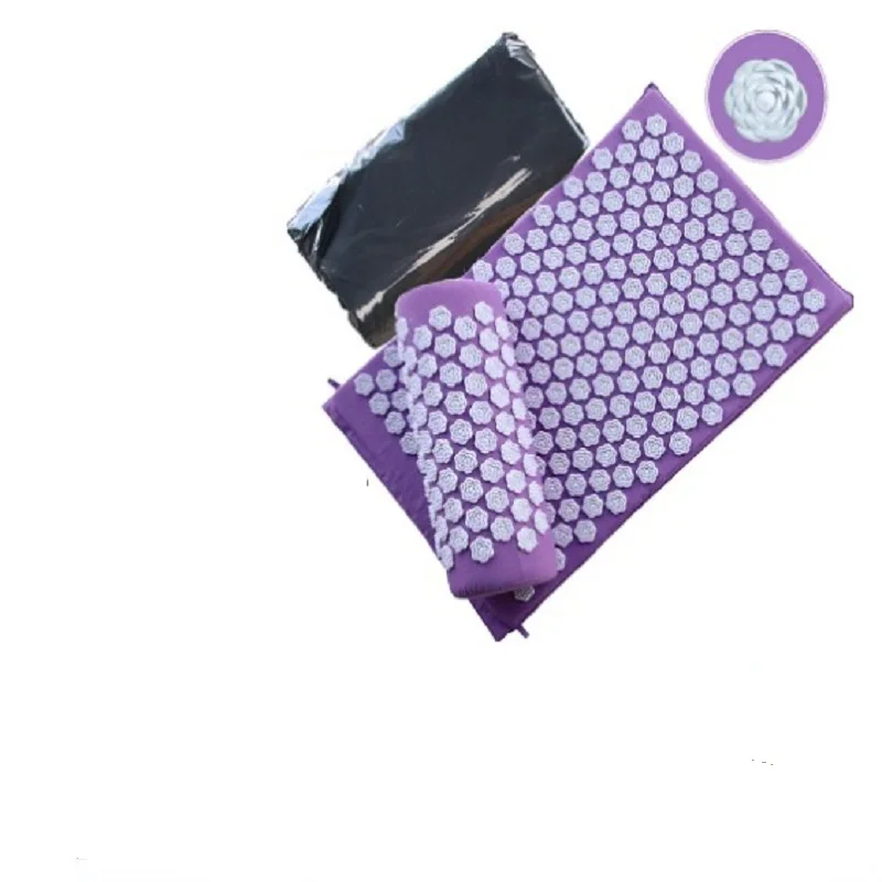 Lotus Massage Yoga Mat Prickly Acupressure Mat for Body Stress Relief Applicator Kuznetsov Sensi Foot Massage