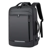 17 Inch Business Laptop Backpack Waterproof Notebook For Men School Book Bag Expandable Multifunction USB Charging Man Backpacks
