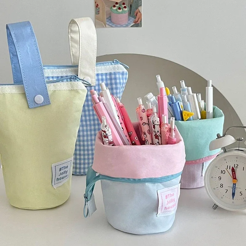 Large Capacity Pencil Case pencil case pen pouch Pen Storage Pouch Cute Pencil Holder Back To School Kids Gift Stationery Supplies Student