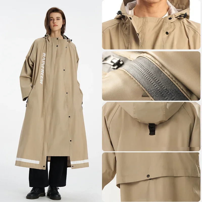 Electric Vehicle Raincoat Long Full-body Rainstorm Poncho Takeaway Rider Female One-piece Male Raincoat Battery Vehicle