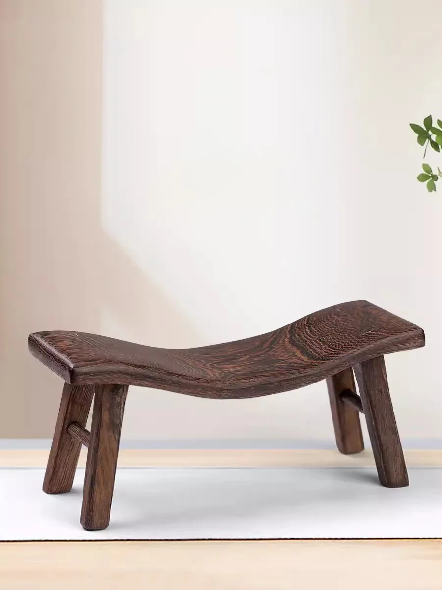 Деревянная подушка для шейного позвонка с крыльями курицы, деревянный ножной стул из массива дерева, крутой Многофункциональный стул для сна с красной розой, грушей, лиственных пород