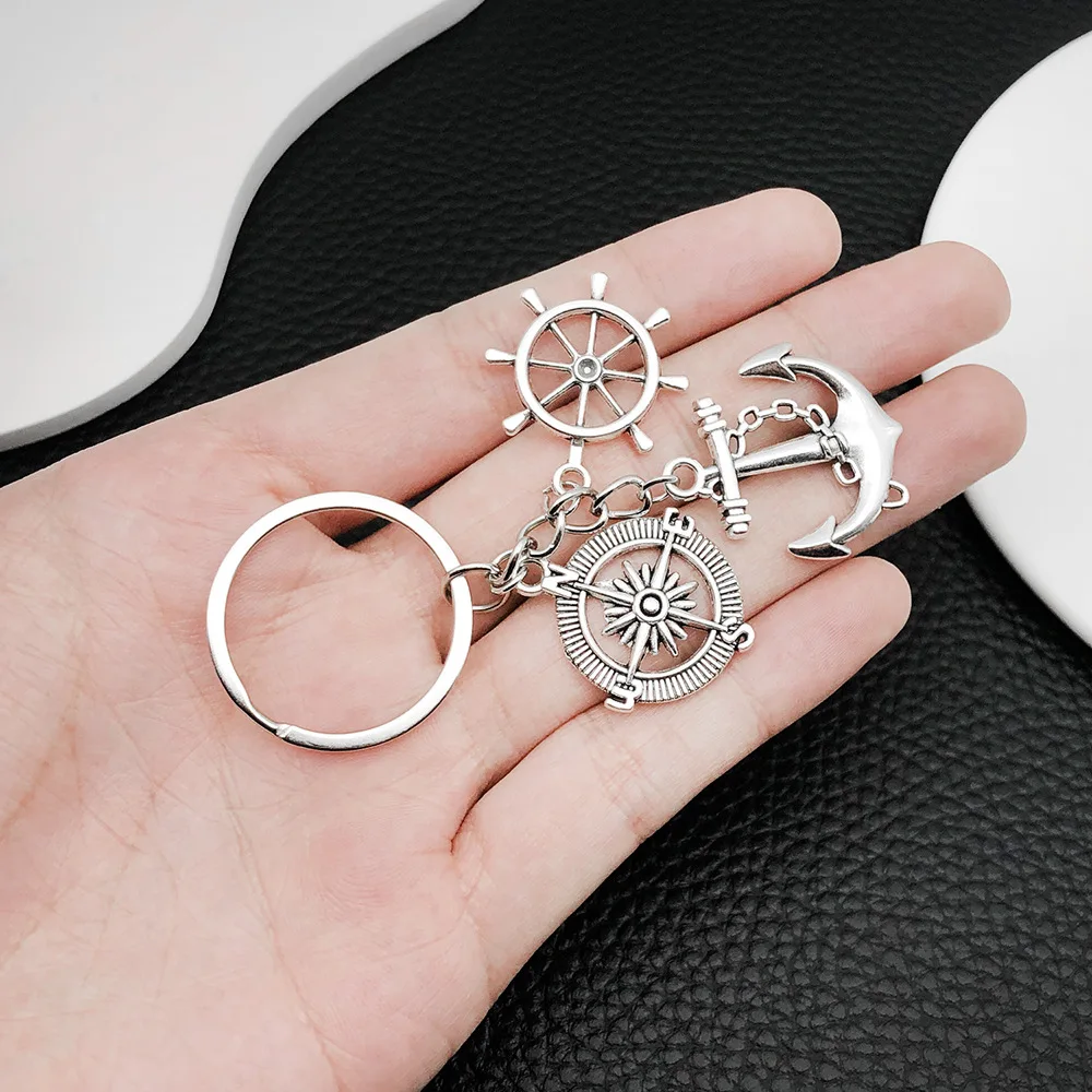 Ocean Animal Seashell Keychain For Beach Outdoor Sports