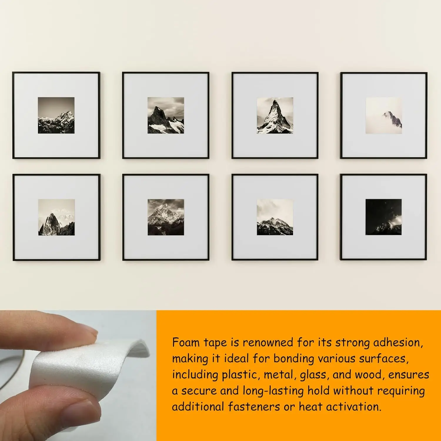 Ultra Durable Double-Sided Adhesive Foam Tape for Secure Mounting and Fixing