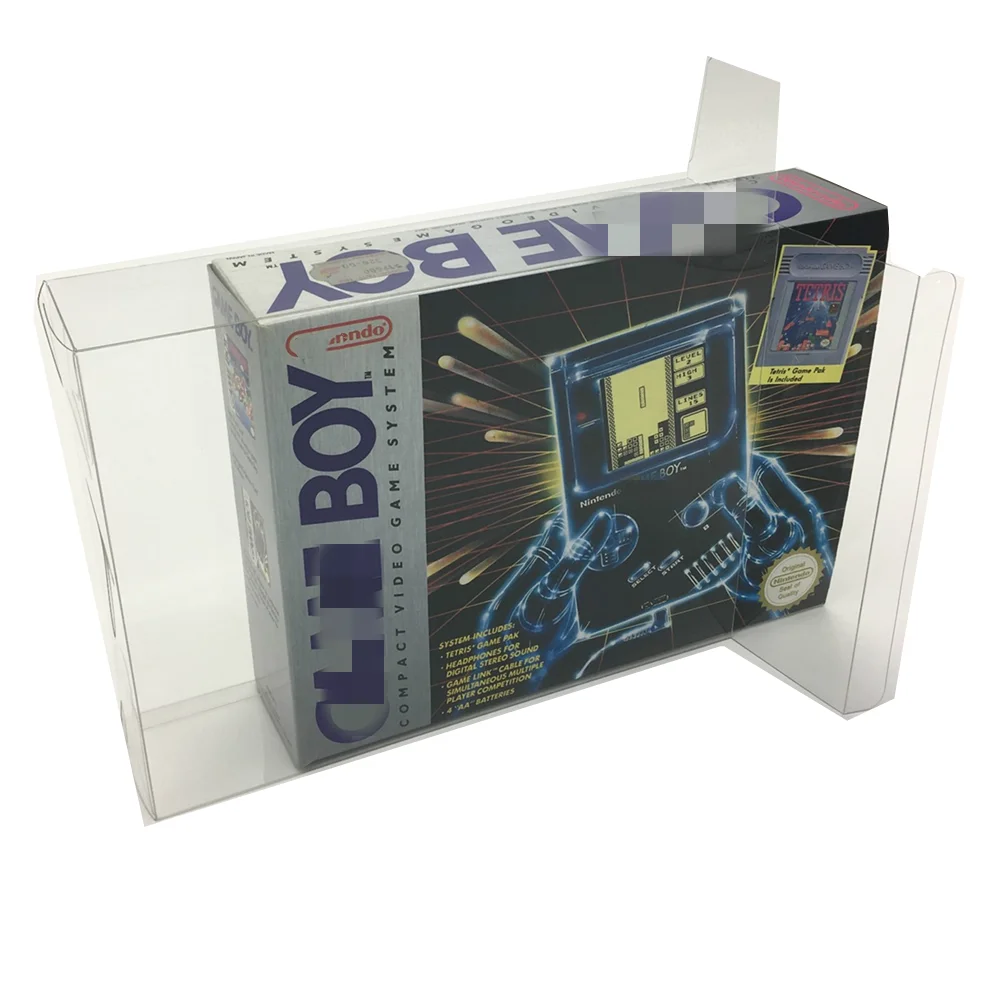 Scatola Di Visualizzazione Della Collezione Per Gb/Nintendo Game Boy/Tetris Game Storage Scatole Trasparenti Custodia Trasparente Per Raccolta Tep She