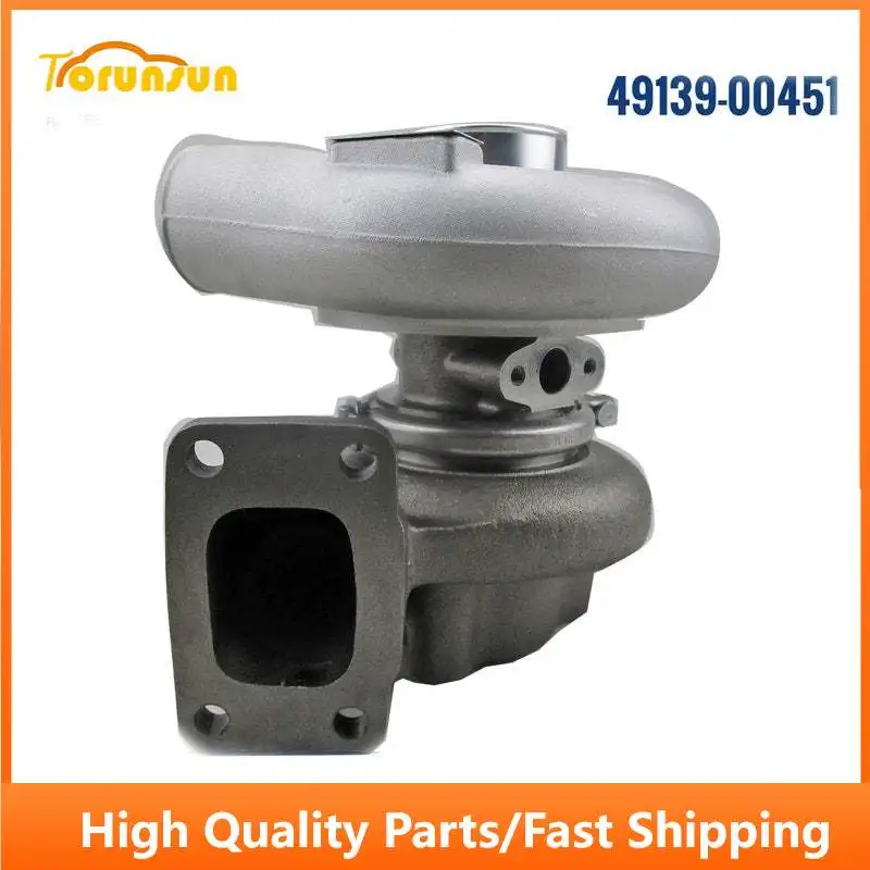 

For Kobelco Excavator SK450 Caterpillar Excavator E200B E320B Engine S6K Turbo TD06H Turbocharger 49179-00451
