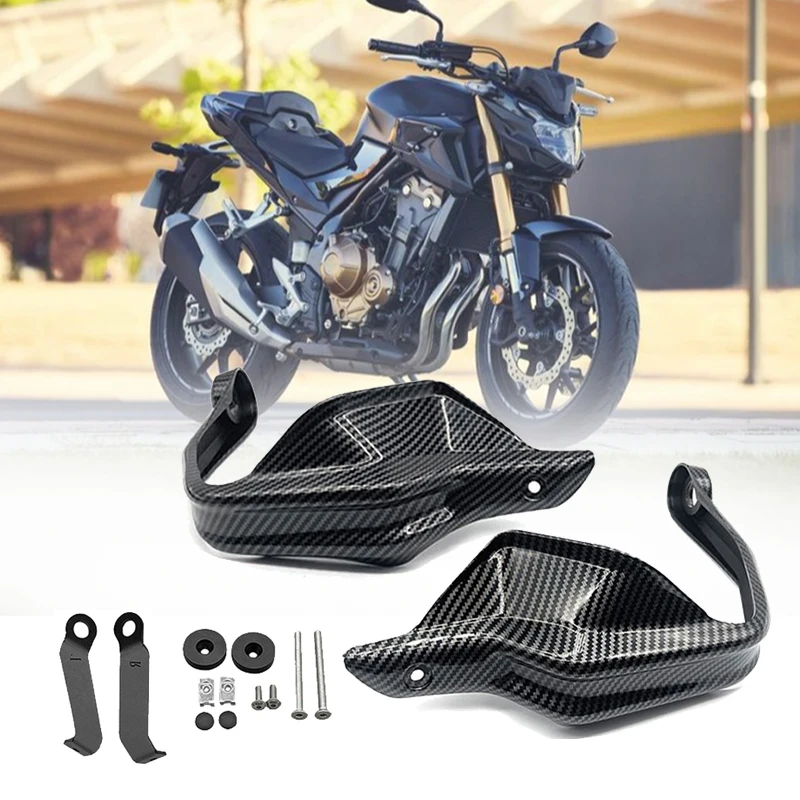 Accessoires Motorfiets Handguard Schild Voor H&onda CB 500F CB500X CB500F CB400X CB400F CB650F Hand Guard Protector Voorruit CB500F (Color : Blue B