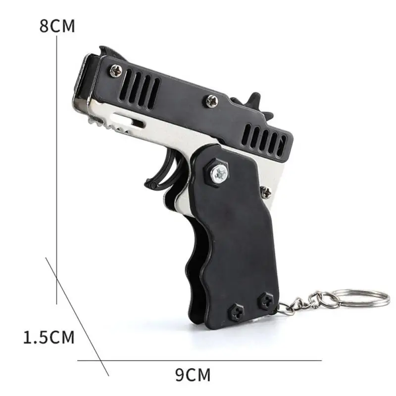 Pendant Sturdy And Durable Interesting Handle Exciting Child Essential Rubber Band Shooter Household Products Elastic Band Gun Rubber Band Gun