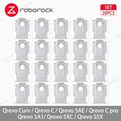 Roborock Vacuum Cleaner Essential Accessories Kit - Main Brush, Side Brush, Mop Cloth, Dust Bag, and Filter (20 Dust Bags)