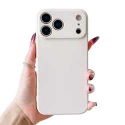 Ultrathin Non - Slip Green Phone Case with Camera Protector Lens - iPhone 12 Mini (White)