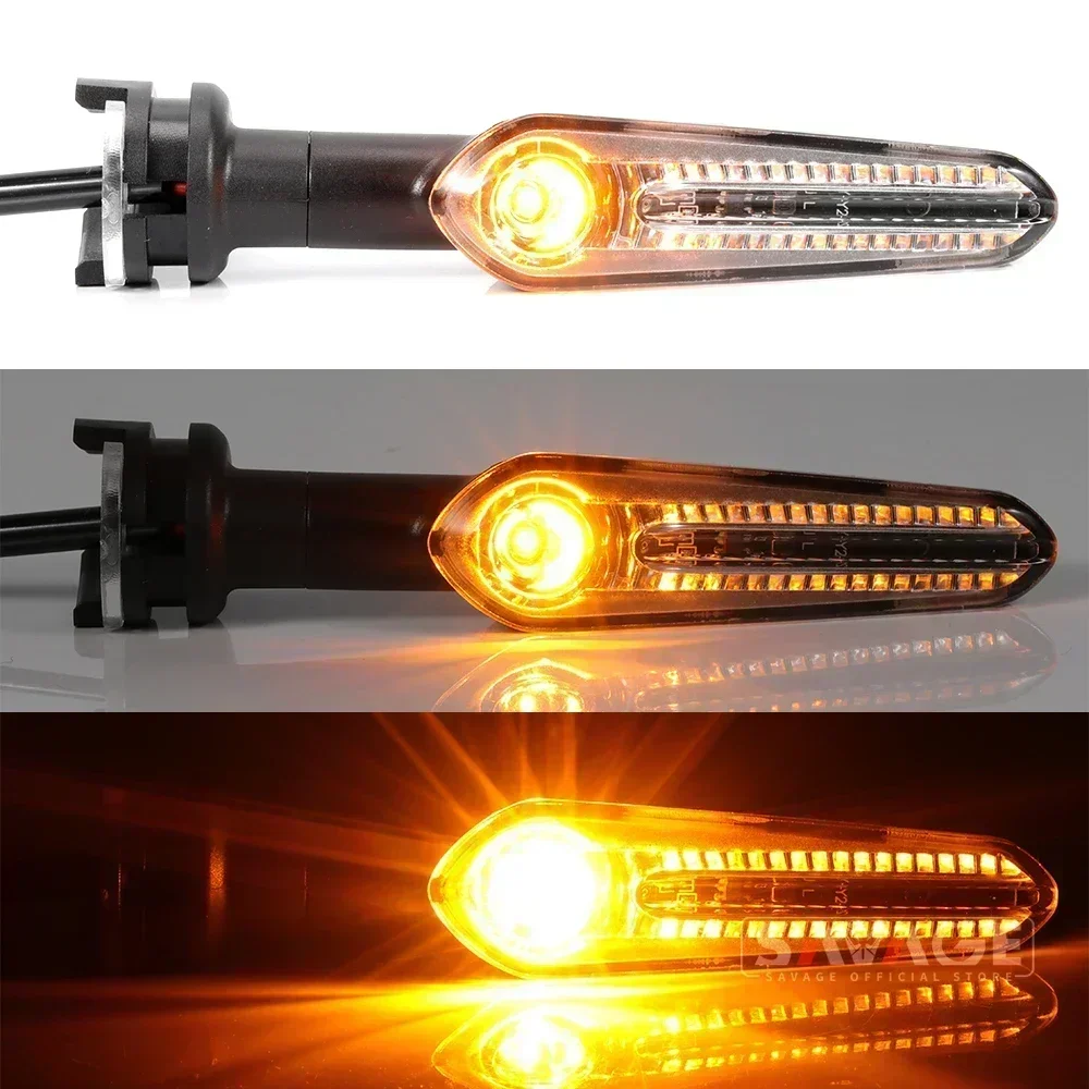 Motorcycle Turn Signal Lights LED For YAMAHA MT07 Tenere 700 XJ6 FZ6 MT09 Tracer 900 MT10 MT03 FZ25 Flashing Directional Flasher