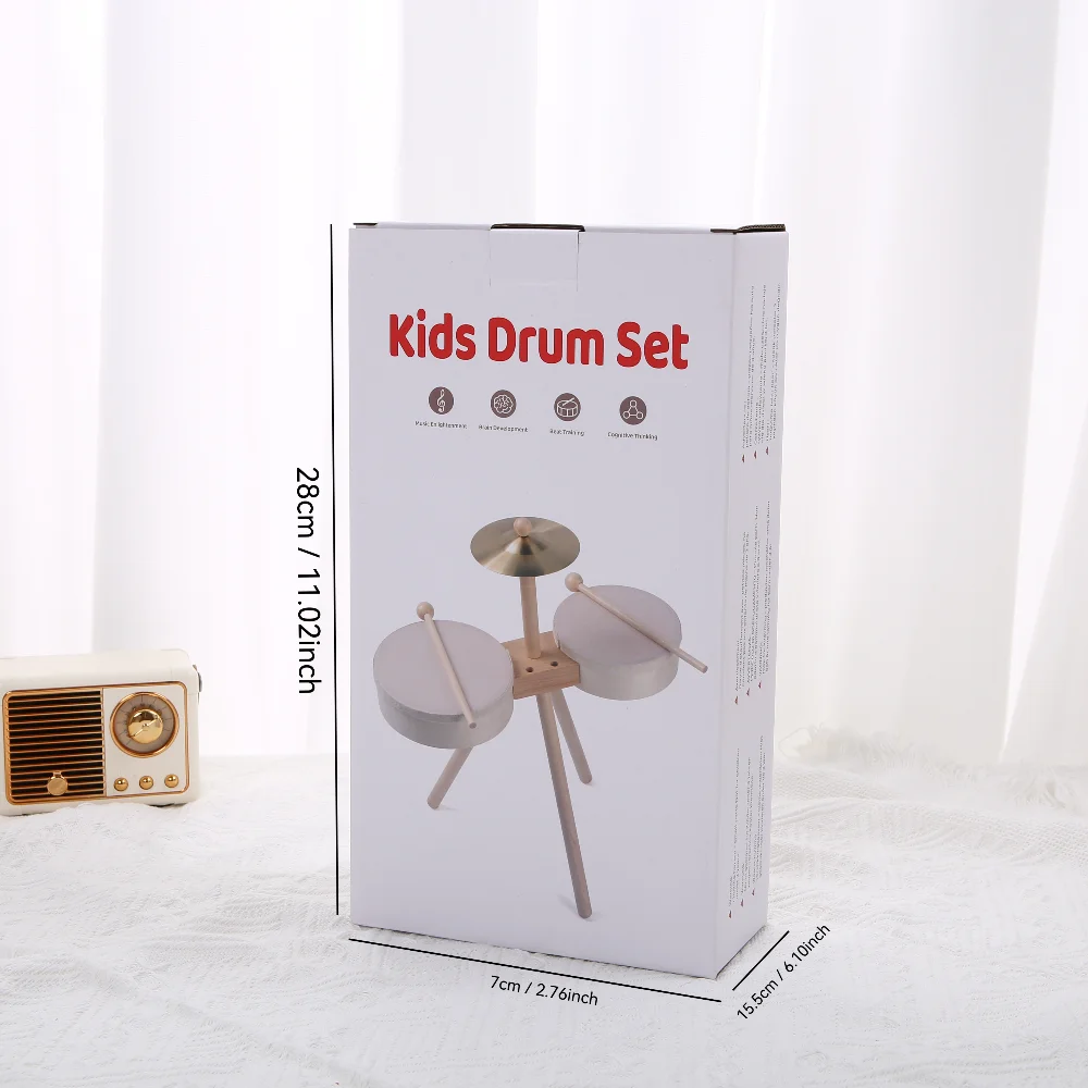 Kids Drum Set Musical Toys for Boy Girl Music Toys Educational Percussion Toy Kids Musical Instruments - 6