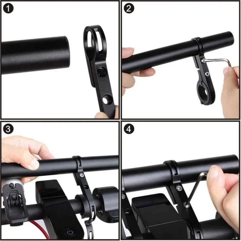 10/20/30cm Fahrradlenker-Verlängerungshalterung MTB-Scheinwerfer-Montageverlängerungsstange Highway Mountainbike Lenker-Verlängerung – Detail 7