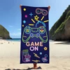 1pc Quick Drying Microfiber Game Console Beach Towel - Soft, Absorbent, Lightweight, Sun Protection - Perfect Summer Accessory 2
