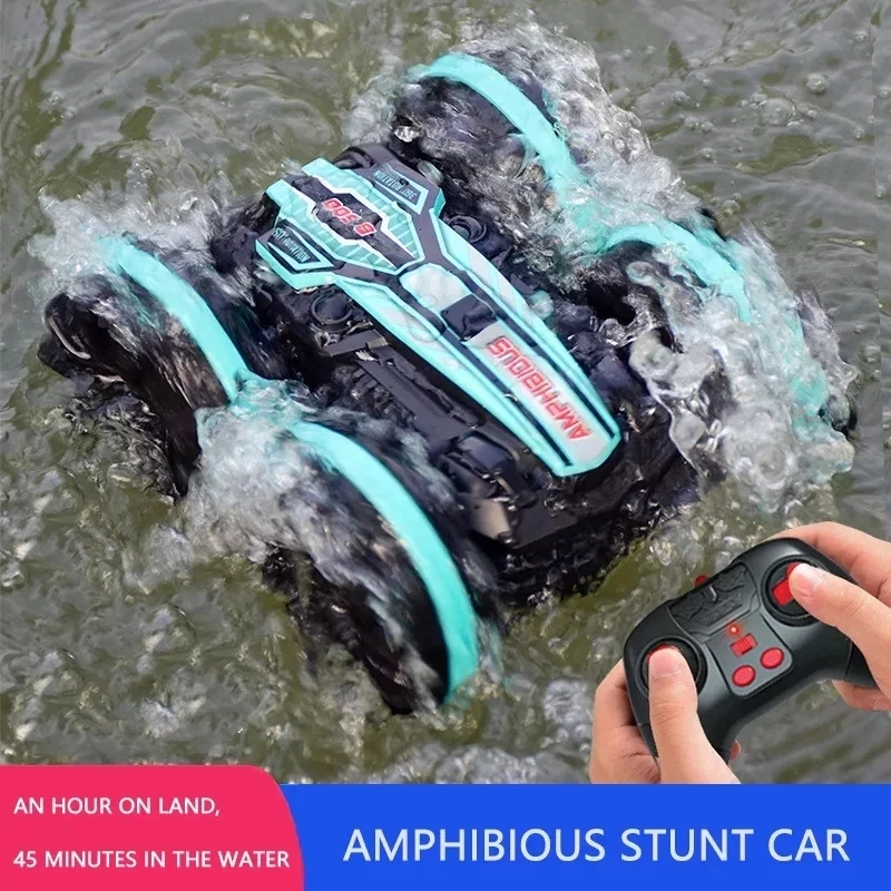 2022 NEW 2.4G Amphibious RC Stunt Car Remote Control Car 360° Rotate RC