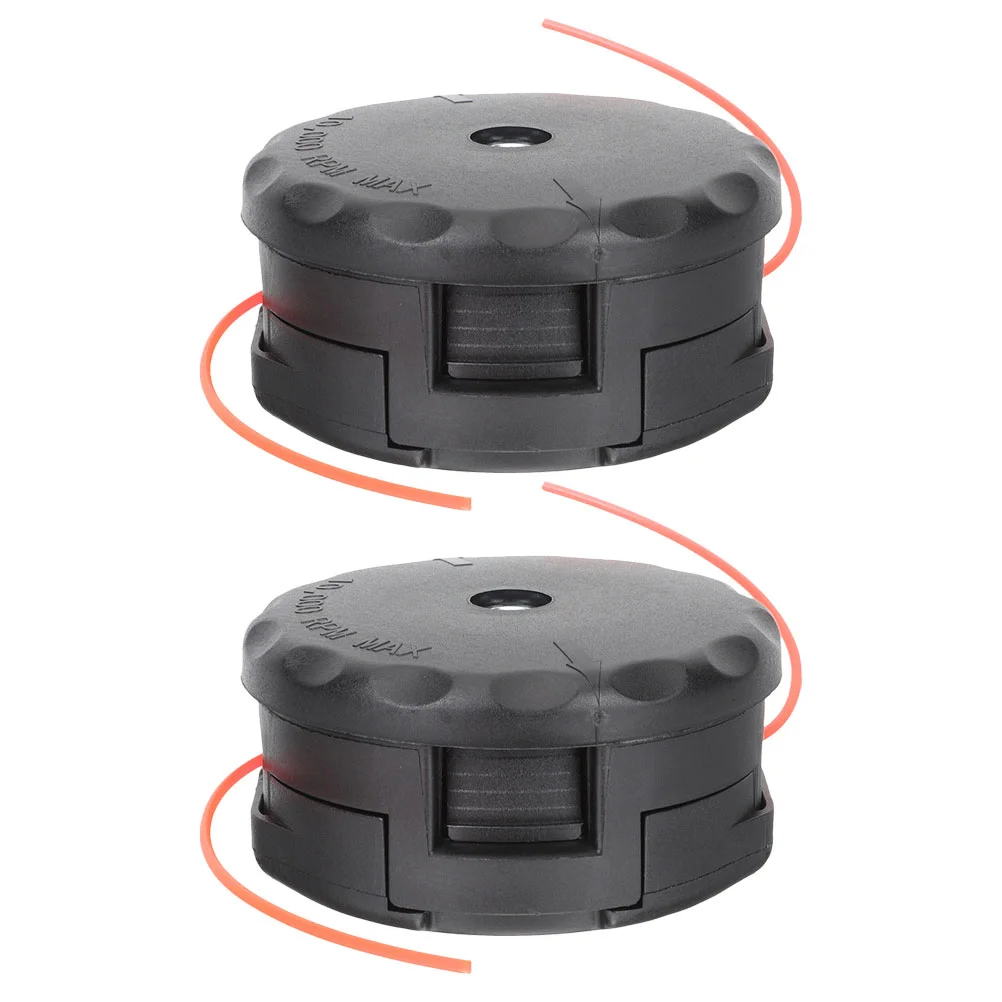 

2 Pcs Grass Head Mower Garden Edging Automatic Trimmer Plastic Supplies Replaceable