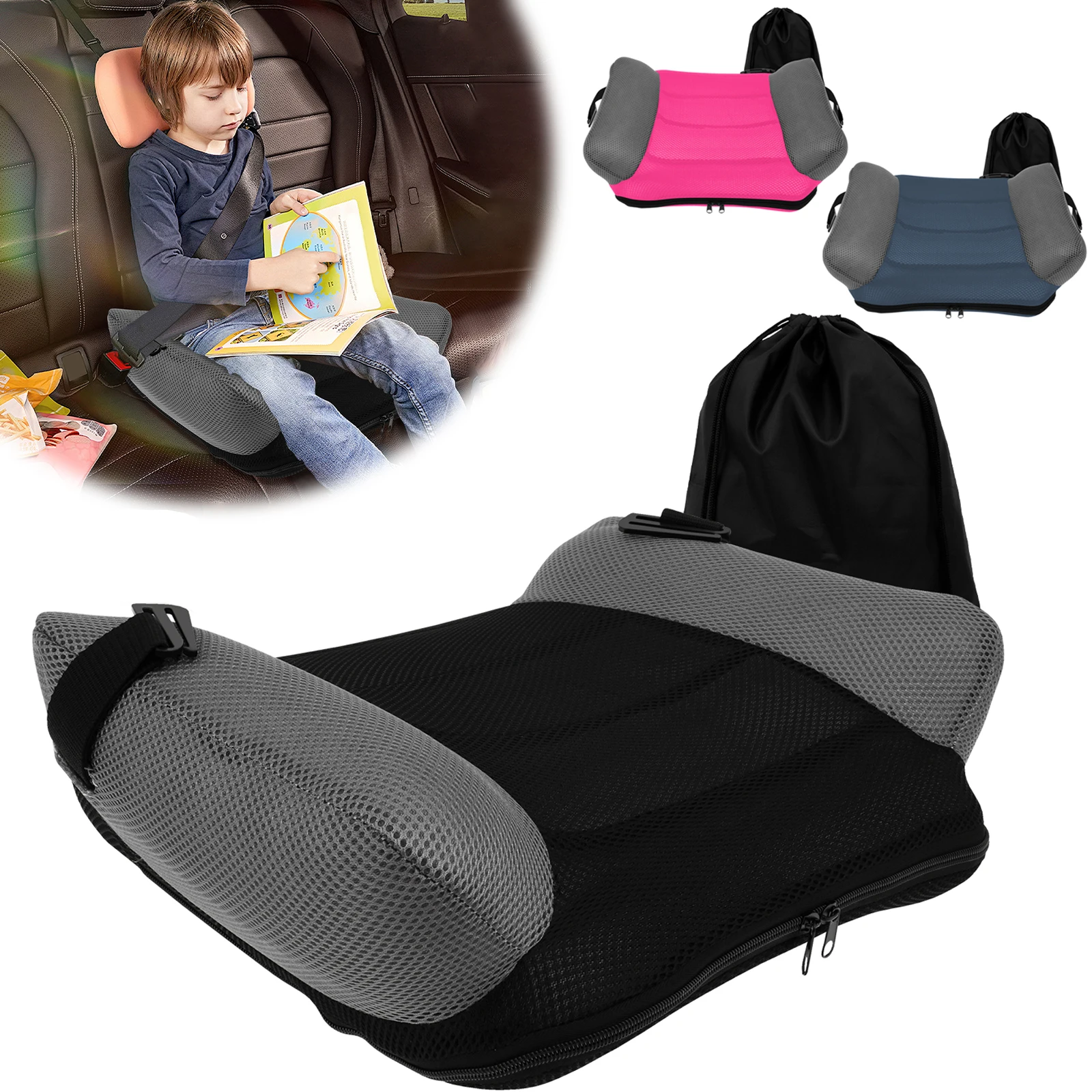 Hiccapop Uberboost Mifold Travel Booster Seat Travel Car Seat