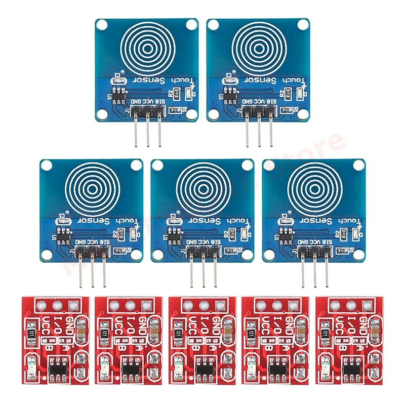 10 Pz Ttp223 Ttp223B Interruttore Tattile Digitale Sensore Capacitivo Modulo Pulsante Autobloccante Per Arduino Raspberry Pi Fai Da Te