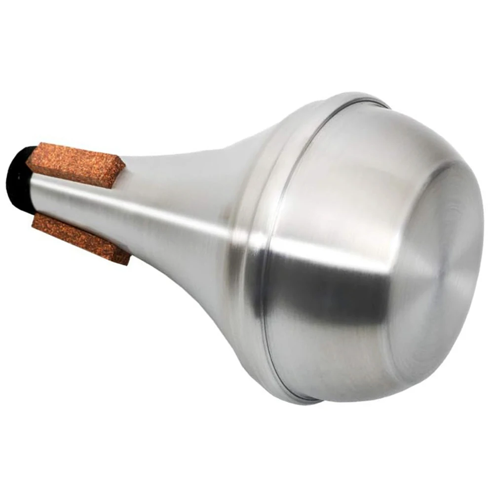 Trumpet Straight Mute Cork Aluminum Bottom Trumpet Mute Straight Practice For Stage Performance And Practice Purpose
