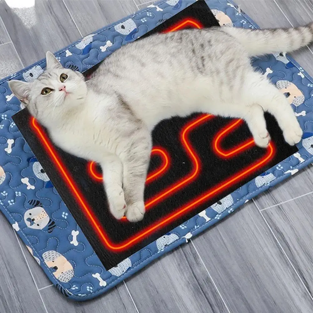 USB Seat Cushion Heater Heating Film Warm Folding Heated Sheet Car Seat Mat Cushion Pet Reptile Winter Warm Pads pet heated mat