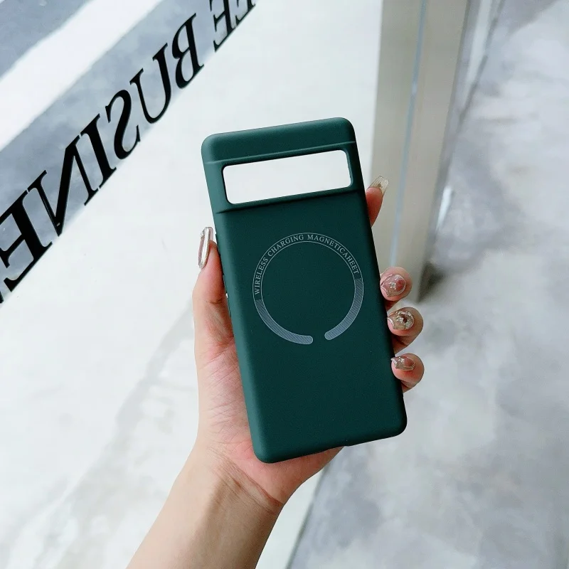 Liquid Silicone Magnetic Wireless Charging Shockproof Case - Soft Cover