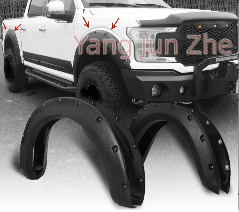 Fender Flares Wheel Arch Eyebrows Wide Strip Covers For Ford F150