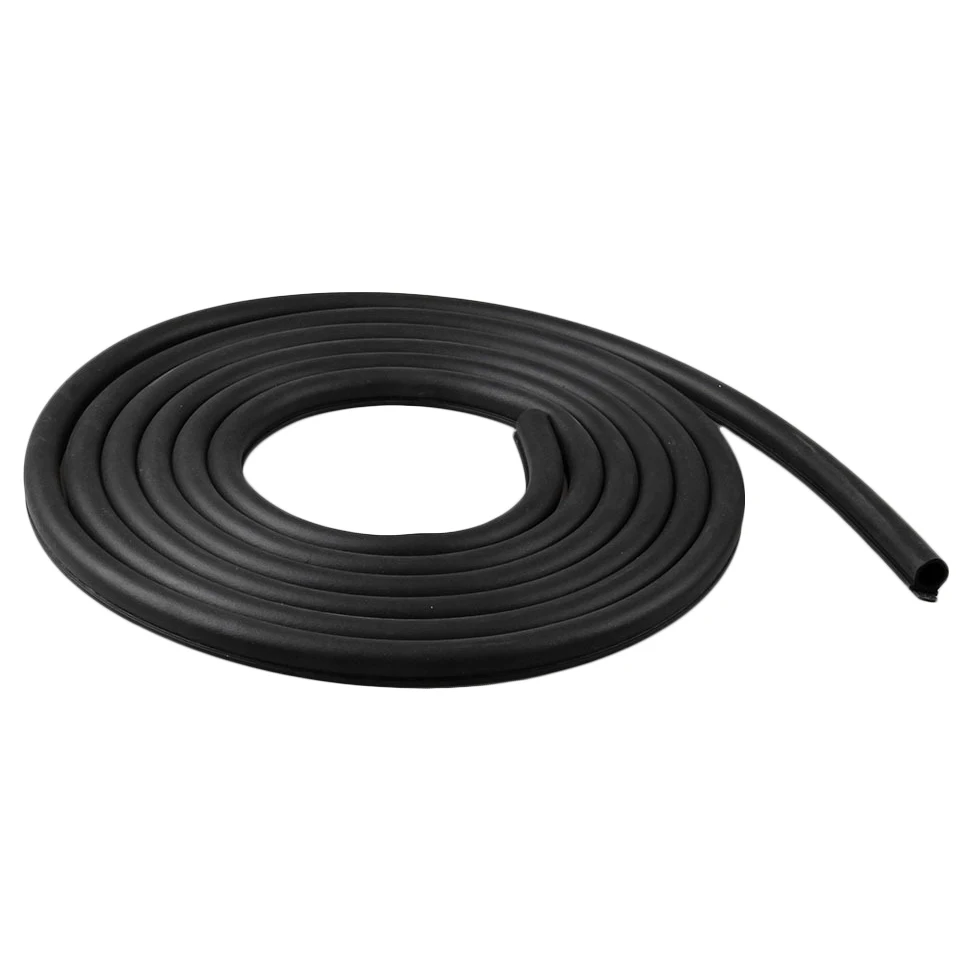 

Car Motor Door Big D-Shape Rubber Seal Weather Strip Hollow 157 Inch