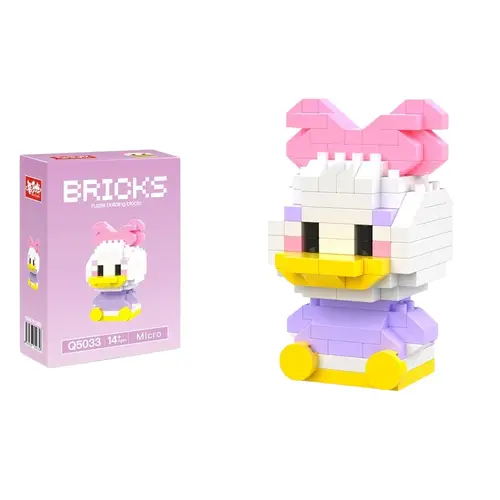 Disney 214 style Winnie LinaBell StellaLou Building Blocks Princess Cartoon Figrues Bricks Children's Assembly Toys Model Gift - Image 32